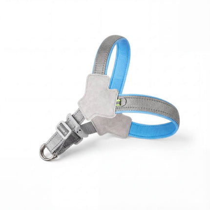 Coleira para Cao Peitoral Holapet Azul 01