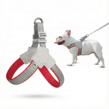 Coleira para Cao Peitoral Holapet Vermelha 03